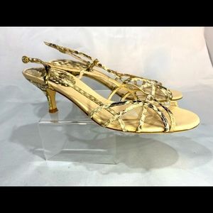 Cole Haan heels, animal print- size 6 B.